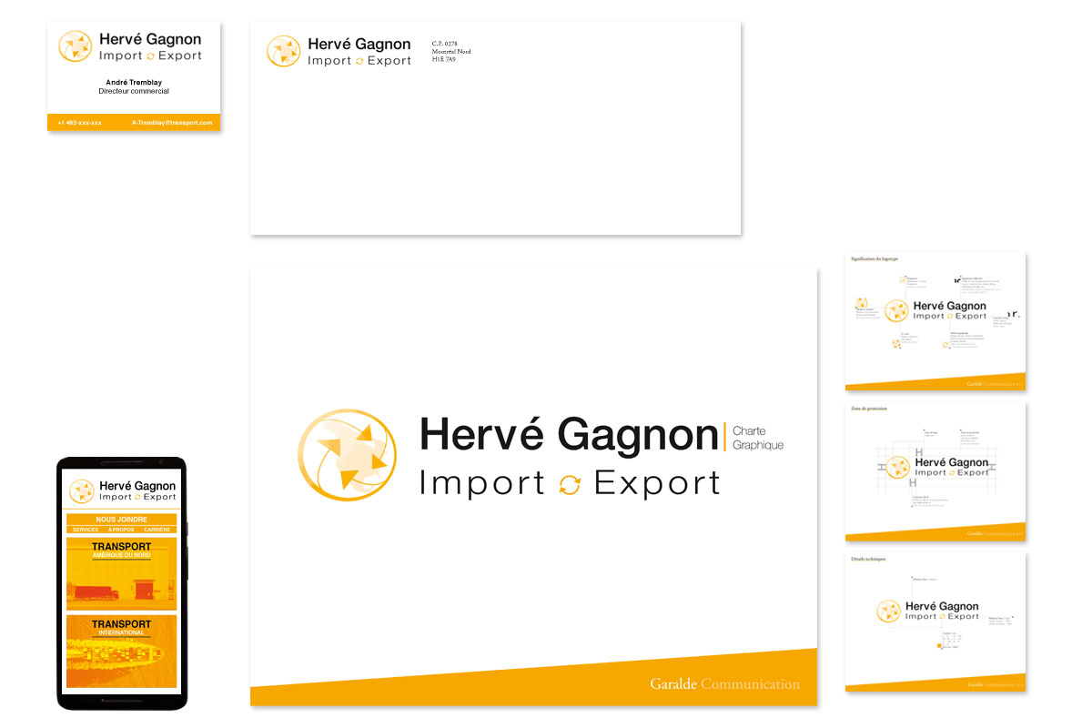 Hervé Gagnon : logo, identité visuelle